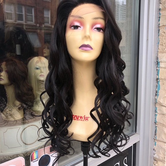 Full lace Wig long loose curl Ask color main image 6